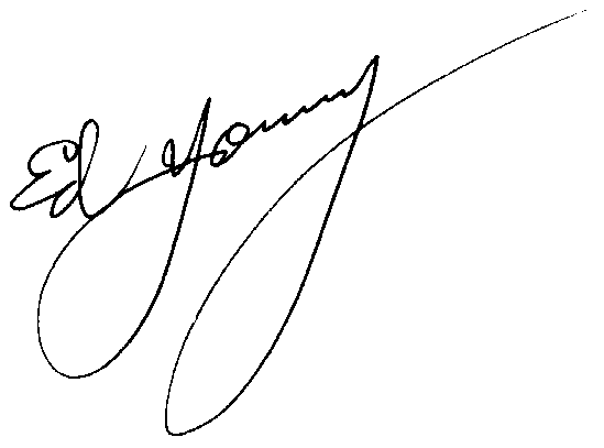 Ed Young's signature